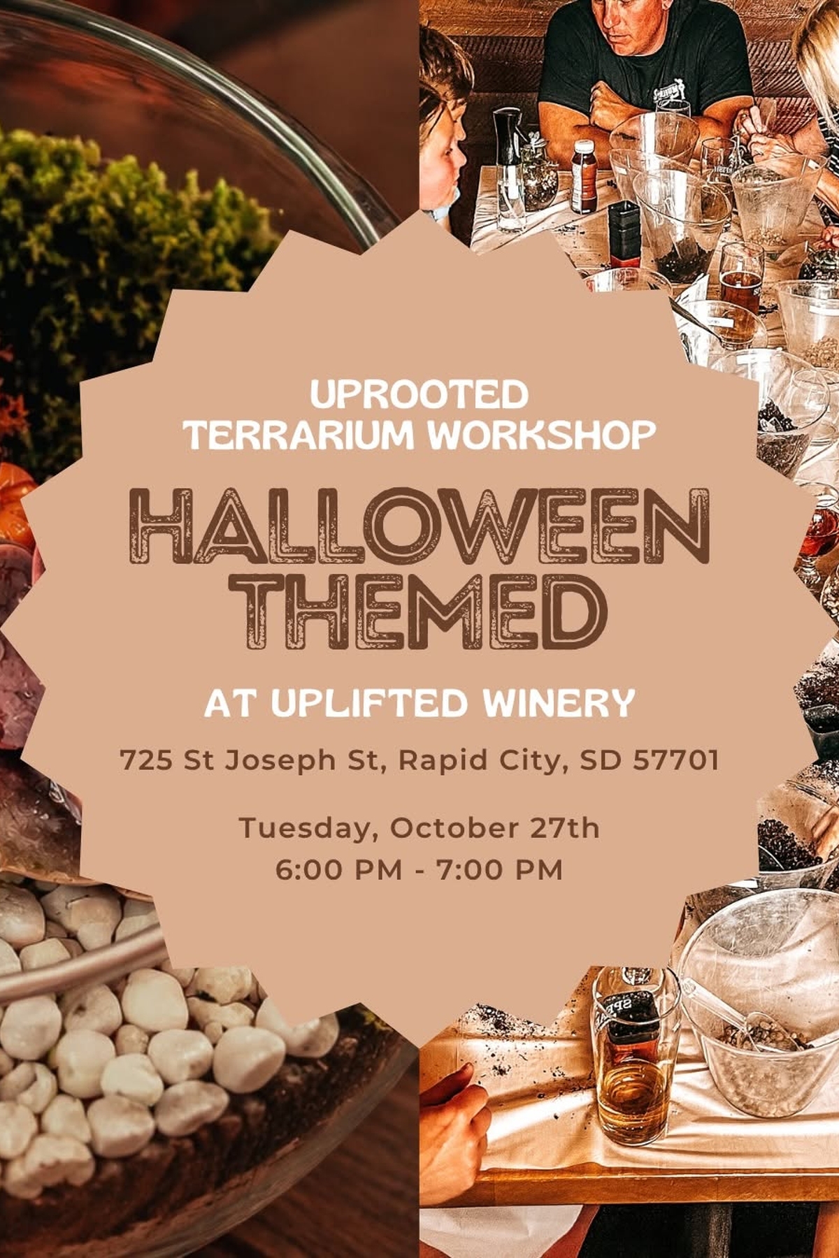 Halloween Terrarium Workshop with Uprooted Halloween Terrarium Workshop with Uprooted